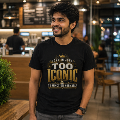 Born In June Too Iconic Unisex T-shirt