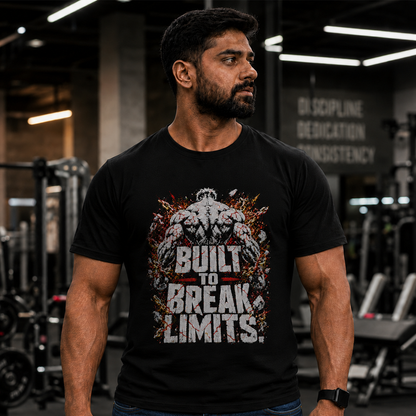 Built To Break Limits Gym T-shirt