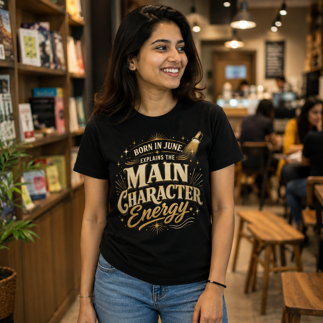 Born in June Explains the Main Character Unisex T-shirt
