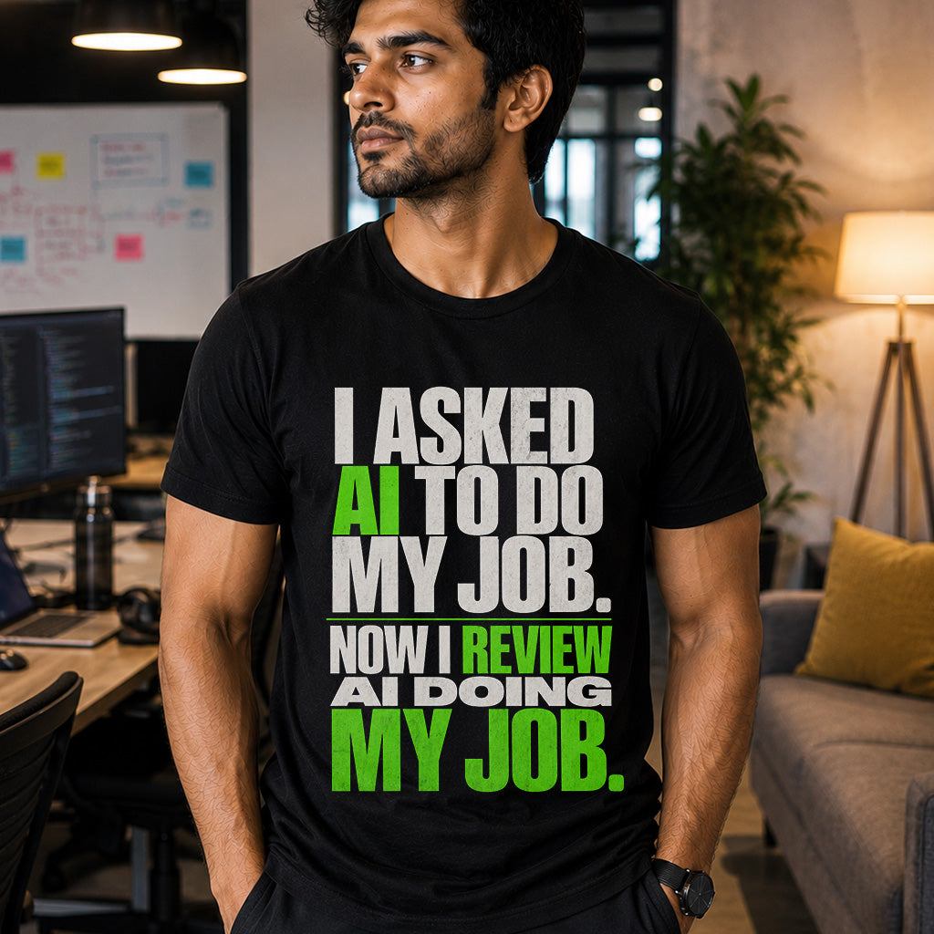 I asked AI Programmer T-shirt