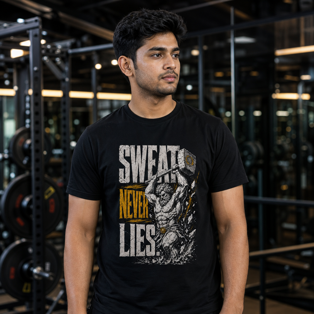 Sweat Never Lies Gym T-Shirt