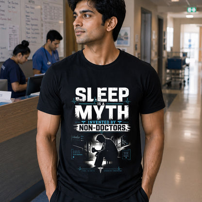 Sleep is a myth Doctor T-shirt