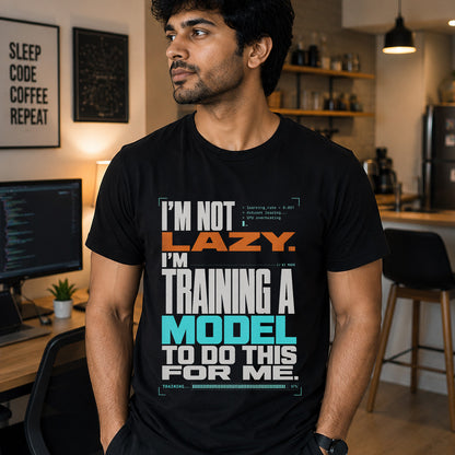 I'm not lazy Programmer T-shirt